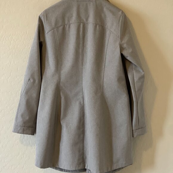 Women's Grey Pendleton Fleece Lined Water Resistant Jacket - Medium - Picture 4 of 6